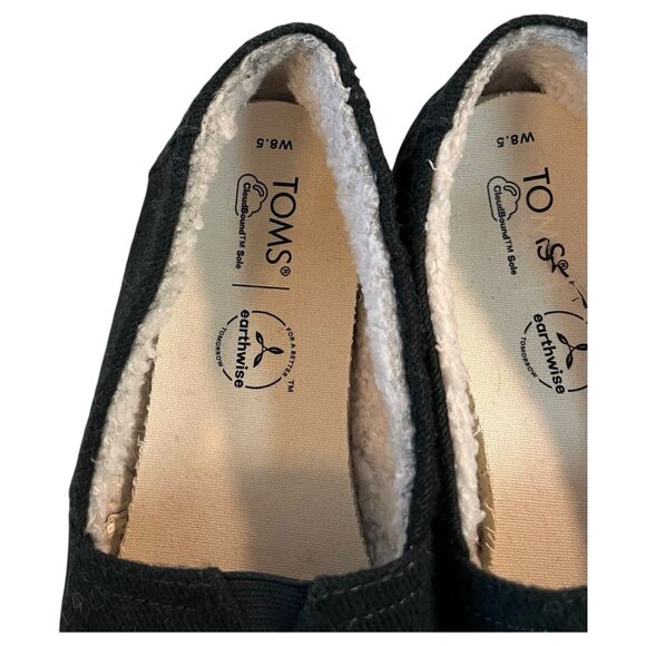 TOMS Womens Alpargata Cloud Bound Sole Lined Slip-On Knit Shoes Size 8.5M Green - Picture 6 of 8